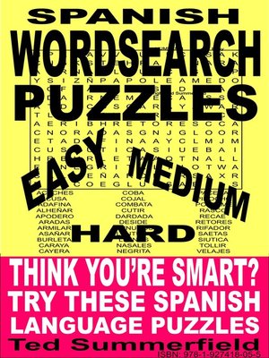 cover image of Spanish Word Search Puzzles